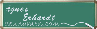 Agnes Erhardt Visitenkarte